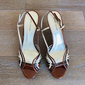 Marc Fisher Slingback Patent Leather Sandal | 9M